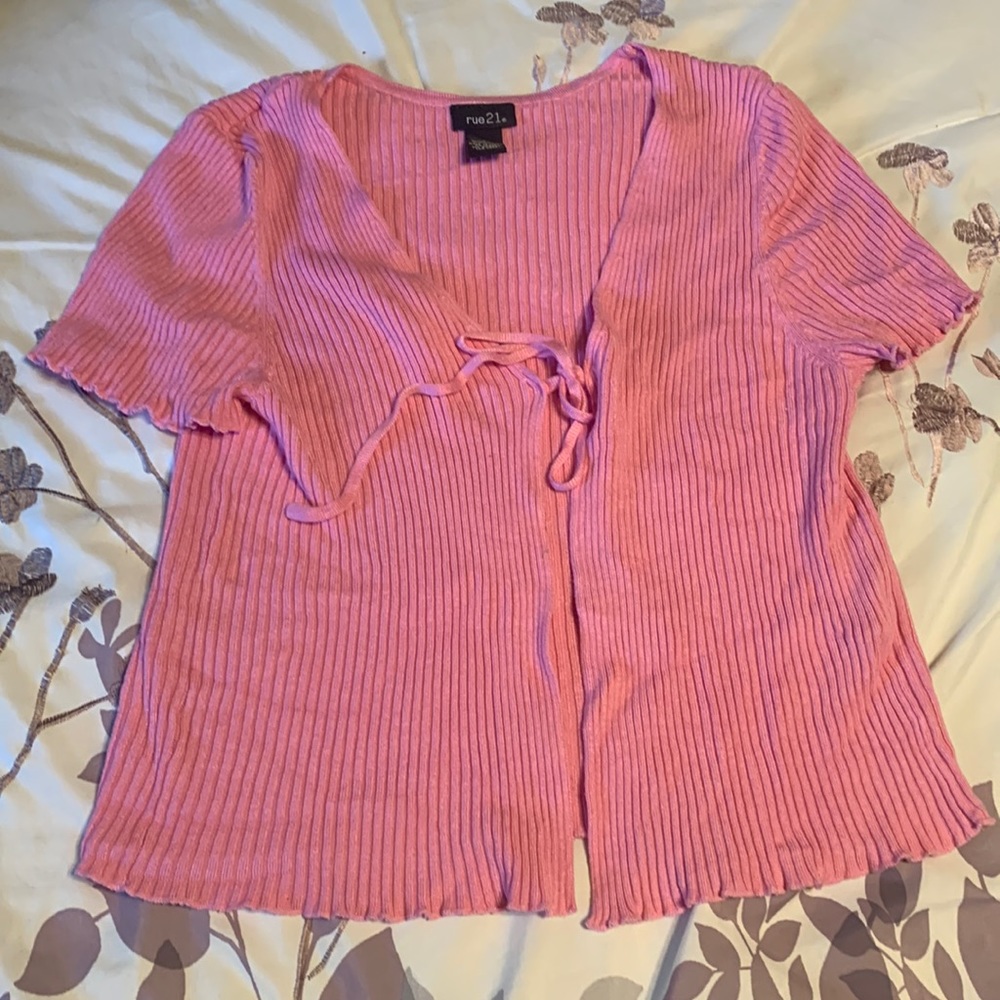 Tie Cardigan